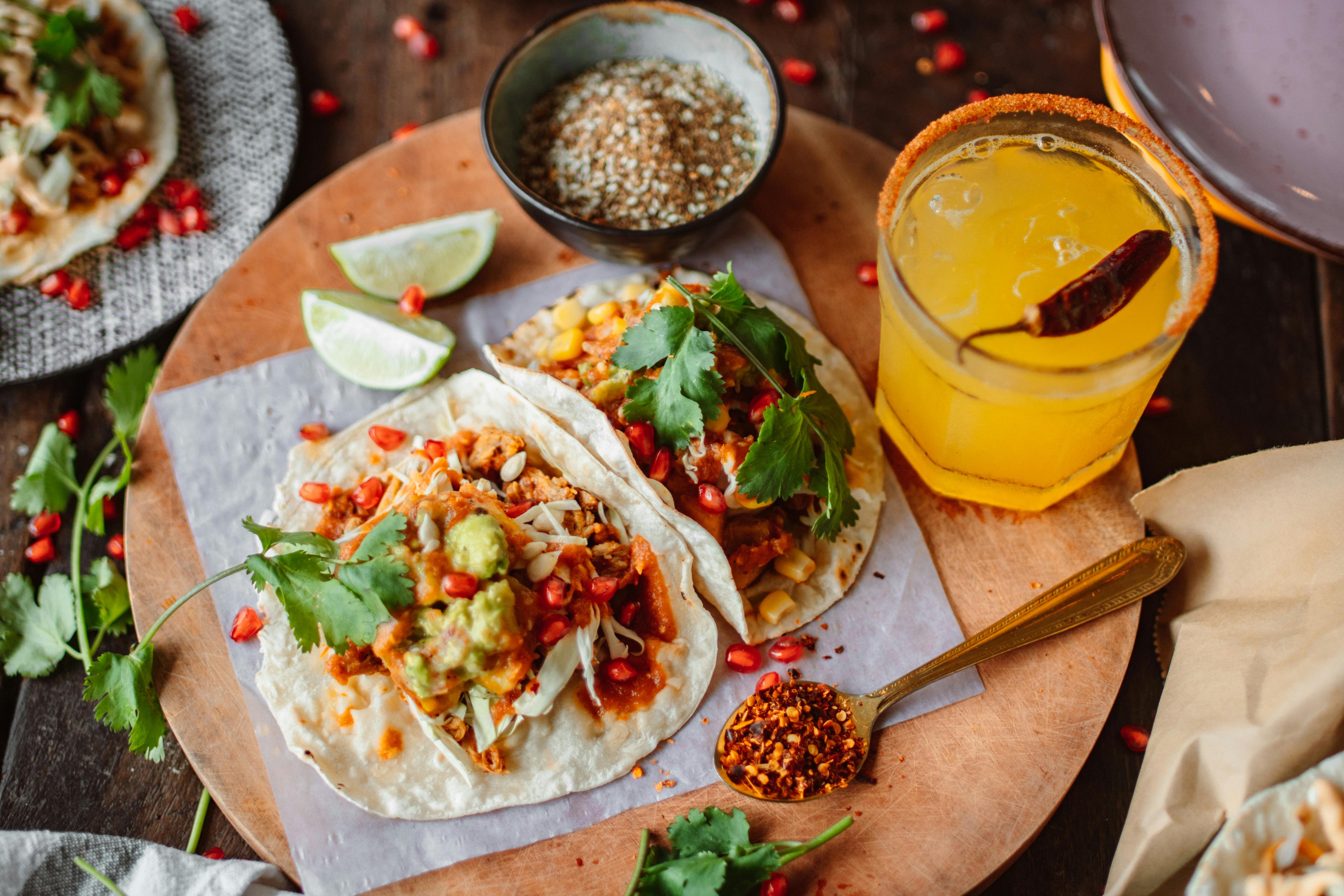 Mango Achaar Shrimp Tacos - Auntie Rana's