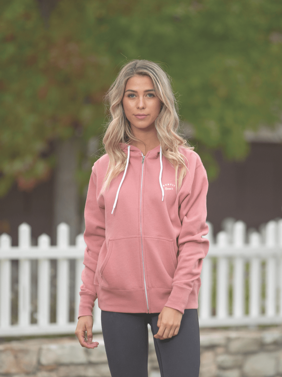 Zip Hoodie, Loose Fit: Signature Series - Auntie Rana's