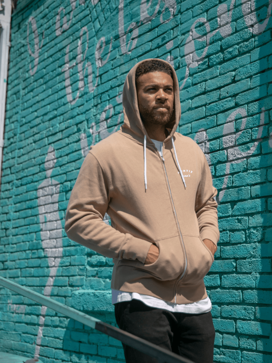 Zip Hoodie, Loose Fit: Signature Series - Auntie Rana's