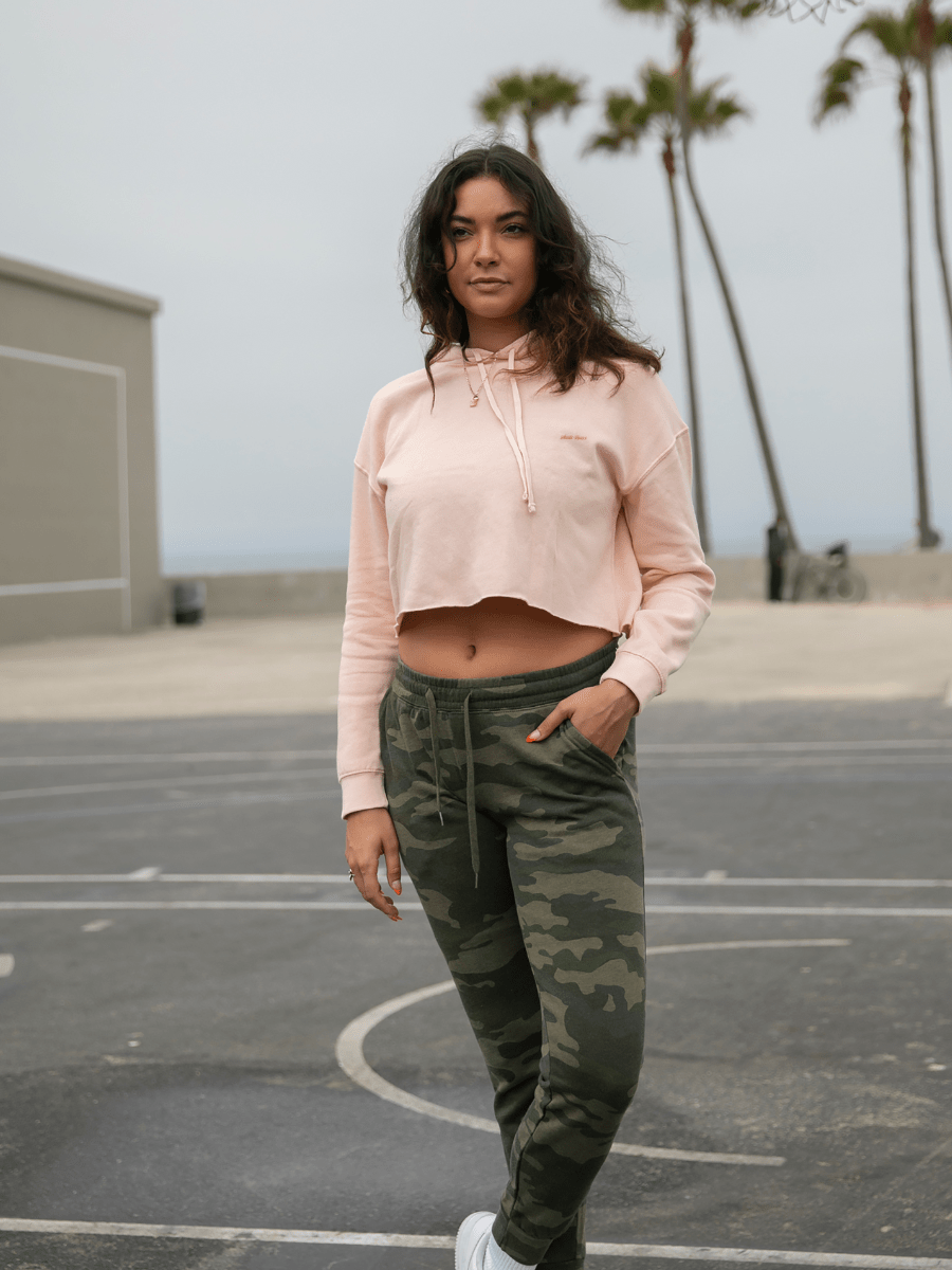 Women's Hoodie, Crop Cut: Signature Series - Auntie Rana's