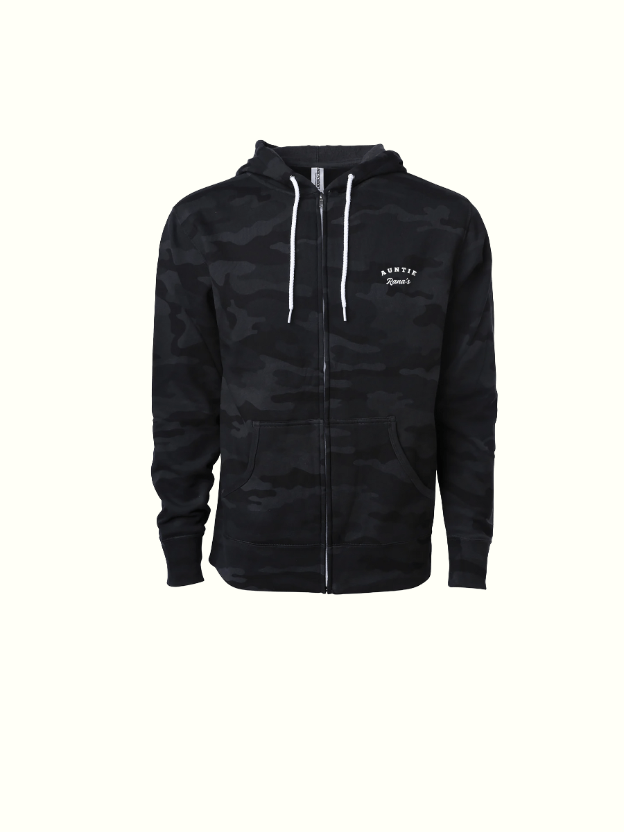 Zip Hoodie, Loose Fit: Signature Series - Auntie Rana's