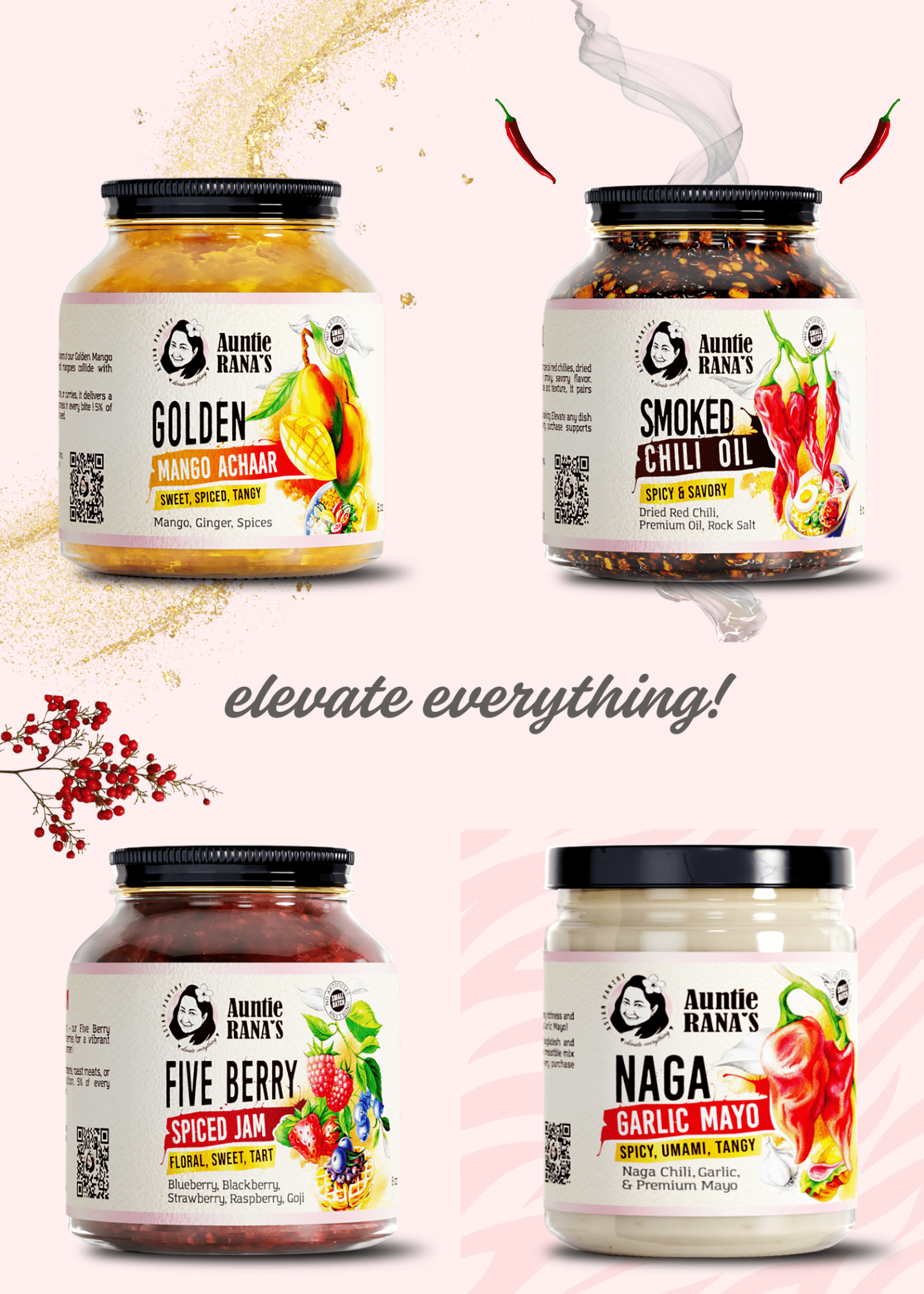 Variety 4 Pack - Auntie Rana's